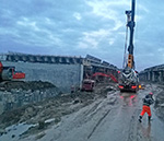 Репортаж о заливке мостовой конструкции на дублере МКАД (Солнцево-Бутово)